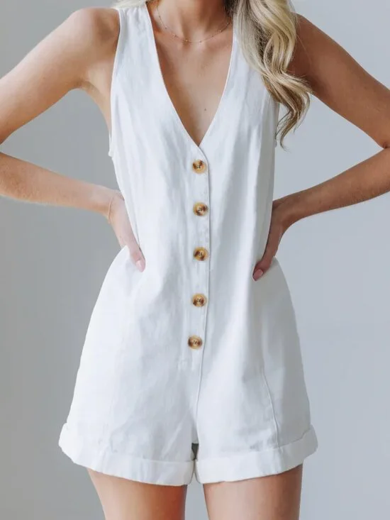 Show Me Your Mumu White Romper - Picture 4 of 10